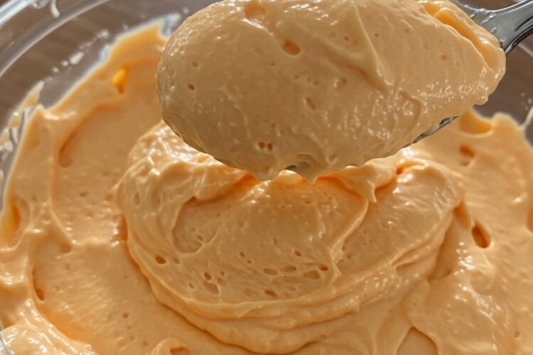 In our home, fluff desserts were always one of those clever “sneaky” treats my mom would make, packing in a little extra nutrition without anyone being the wiser. Her recipes always included cottage cheese, which meant our sweet indulgences were secretly full of protein. She would whip up these fluff-style desserts to keep in the fridge for quick weeknight treats. With their simplicity and minimal ingredients, they were the perfect solution for a busy mom juggling work and family. Although she made a variety of flavors—from lemon to strawberry-banana to pineapple—orange fluff has always been my personal favorite. White bowl filled with orange fluff set on a white tray. Cottage Cheese…In a Dessert? If you already love cottage cheese, you’re sold. If not, let me convince you. This orange fluff does not taste like cottage cheese—I promise! The secret is to puree the cottage cheese until it’s completely smooth. It adds a subtle tang and creamy texture to the dessert, but all you’ll notice is the luscious orange flavor. Three small white bowls filled with orange fluff, garnished with whipped cream and fresh orange slices. There’s something so delightful about a dessert that mimics my favorite ice cream—creamsicle—without much effort. Total win, if you ask me. (It’s also why I adore orange fruit dip!) When I went away to college, I worked as a server and actually saved up my tip money for a week to buy an inexpensive food processor from Meijer—just so I could have fluff whenever I wanted. That’s serious dedication, and it shows just how much I adore my mom’s sneaky orange fluff. Ingredients for orange fluff arranged on a beige countertop. How to Make My Mom’s Orange Fluff Orange fluff is one of the simplest desserts to prepare. That’s why Mom made it so often, but it’s also delicious enough to add to any holiday dessert table. Ingredients You’ll Need This recipe uses four basic ingredients plus one optional addition: Cottage cheese: Adds protein, a slight tang, and creamy texture. Orange Jell-O mix: Infuses the fluff with sweetness and orange flavor. Thawed whipped topping: Creates the airy, fluffy texture. Use Cool Whip, TruWhip, or stabilized whipped cream. Canned mandarin oranges: Provides sweet, juicy orange pieces in every bite. Optional – miniature marshmallows: Adds extra texture and sweetness if desired. Making the Recipe Puree the cottage cheese: Use a food processor to blend until completely smooth. Mix in Jell-O: Transfer the pureed cottage cheese to a bowl and whisk in the dry orange Jell-O mix until fully incorporated. Fold in whipped topping: Use a rubber spatula to gently fold in the thawed whipped topping. Add fruit and extras: Fold in mandarin oranges and marshmallows, if using. Chill: Cover the orange fluff and refrigerate for at least 2 hours to allow flavors to meld and the texture to set. Serve: Garnish with whipped cream and fresh orange slices for a pretty presentation. Chopped mandarin oranges being added to a bowl of orange fluff. FAQs Can I use fresh oranges instead of canned mandarin oranges? Canned mandarins are convenient since they’re peeled and ready to use. Fresh oranges can be used, but you’ll need to supreme them to remove pith and membrane. Fresh oranges are slightly less sweet than mandarins in syrup, so the final fluff may taste a bit less sweet. Can I make orange fluff ahead of time? Yes! The fluff needs at least 2 hours in the fridge, so you can prepare it a day or two in advance. It will keep for up to 3 days. Can I freeze this orange fluff? Freezing is not recommended. Cottage cheese can separate when frozen and thawed, which may leave the fluff watery and less creamy. Can I use other Jell-O flavors? Absolutely! One of the best things about Mom’s fluff recipes is their versatility. Swap flavors of Jell-O and fruit to create your own variations—for example, pineapple fluff uses pineapple Jell-O and canned pineapple. Orange Fluff A light, dreamy dessert that comes together in minutes and is perfect for any occasion! Creamy cottage cheese blends with orange Jell-O and whipped topping for a sweet, citrusy treat. Prep Time: 10 minutes Chill Time: 2 hours Total Time: 2 hours 10 minutes Servings: 10 Equipment: Food processor Large mixing bowl Rubber spatula Ingredients 16 oz cottage cheese 2 boxes orange Jell-O mix (3 oz each) 16 oz frozen whipped topping, thawed 2 cans mandarin oranges (11 oz each), drained and roughly chopped 2 cups miniature marshmallows (optional) Instructions Puree cottage cheese in a food processor until smooth. Transfer to a large bowl and whisk in dry Jell-O mix until fully incorporated. Fold in whipped topping with a rubber spatula until no streaks remain. Gently fold in mandarin oranges (and marshmallows, if using). Cover and refrigerate for at least 2 hours. Serve chilled, optionally topped with extra whipped topping and fresh orange slices. Notes Adding miniature marshmallows gives extra texture and sweetness. Orange Fluff